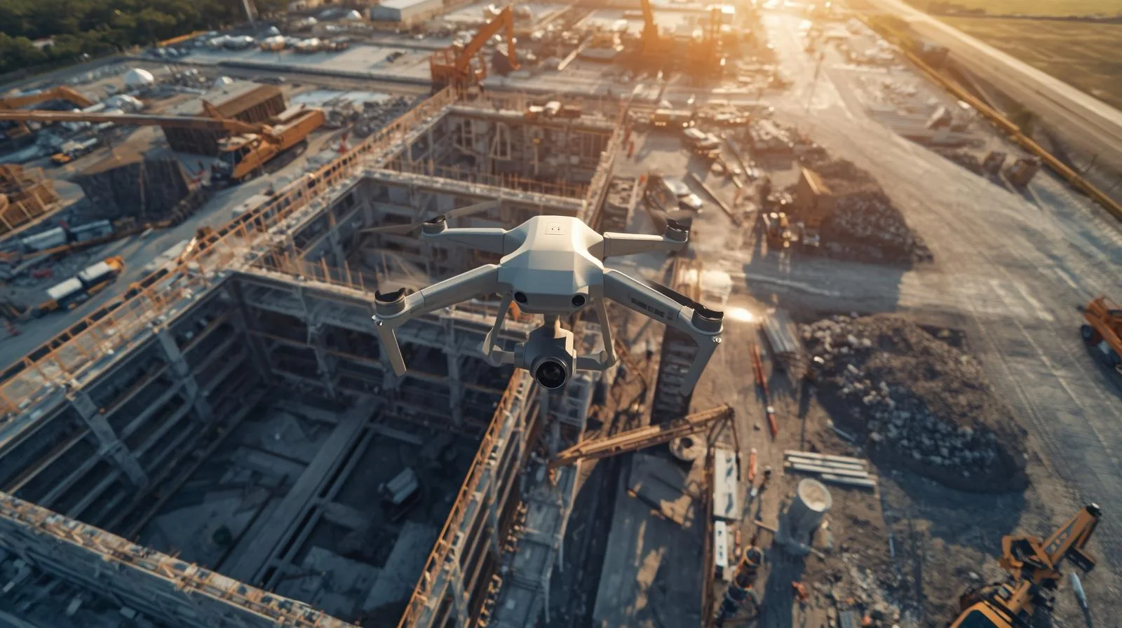drone construction site inventory revolution skysnap