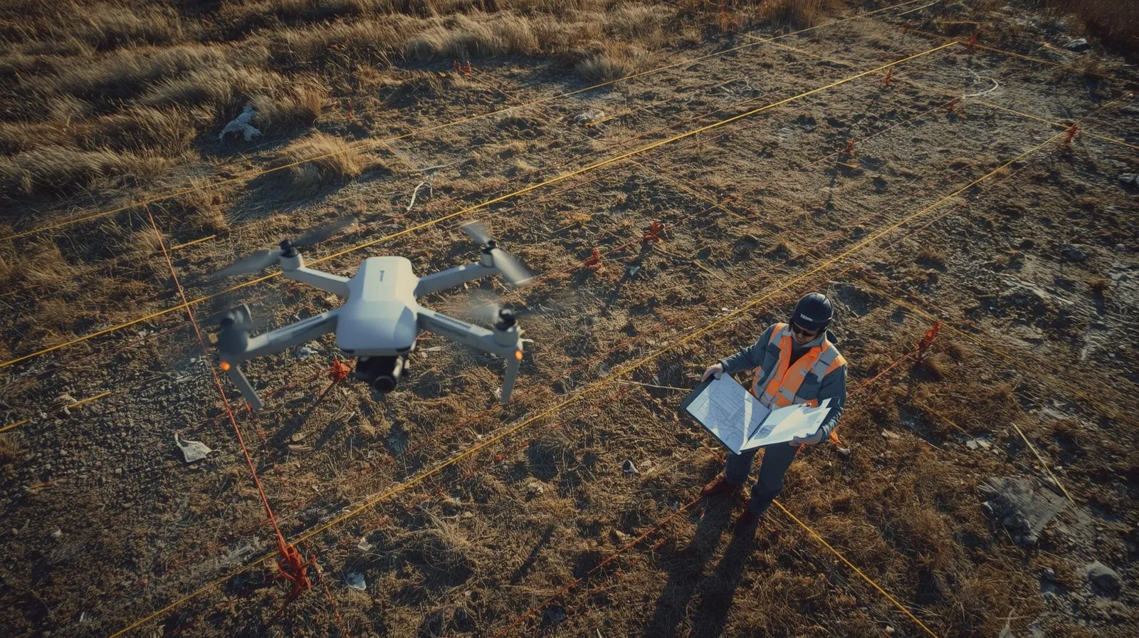 innovative surveying maps from a drone efficiency