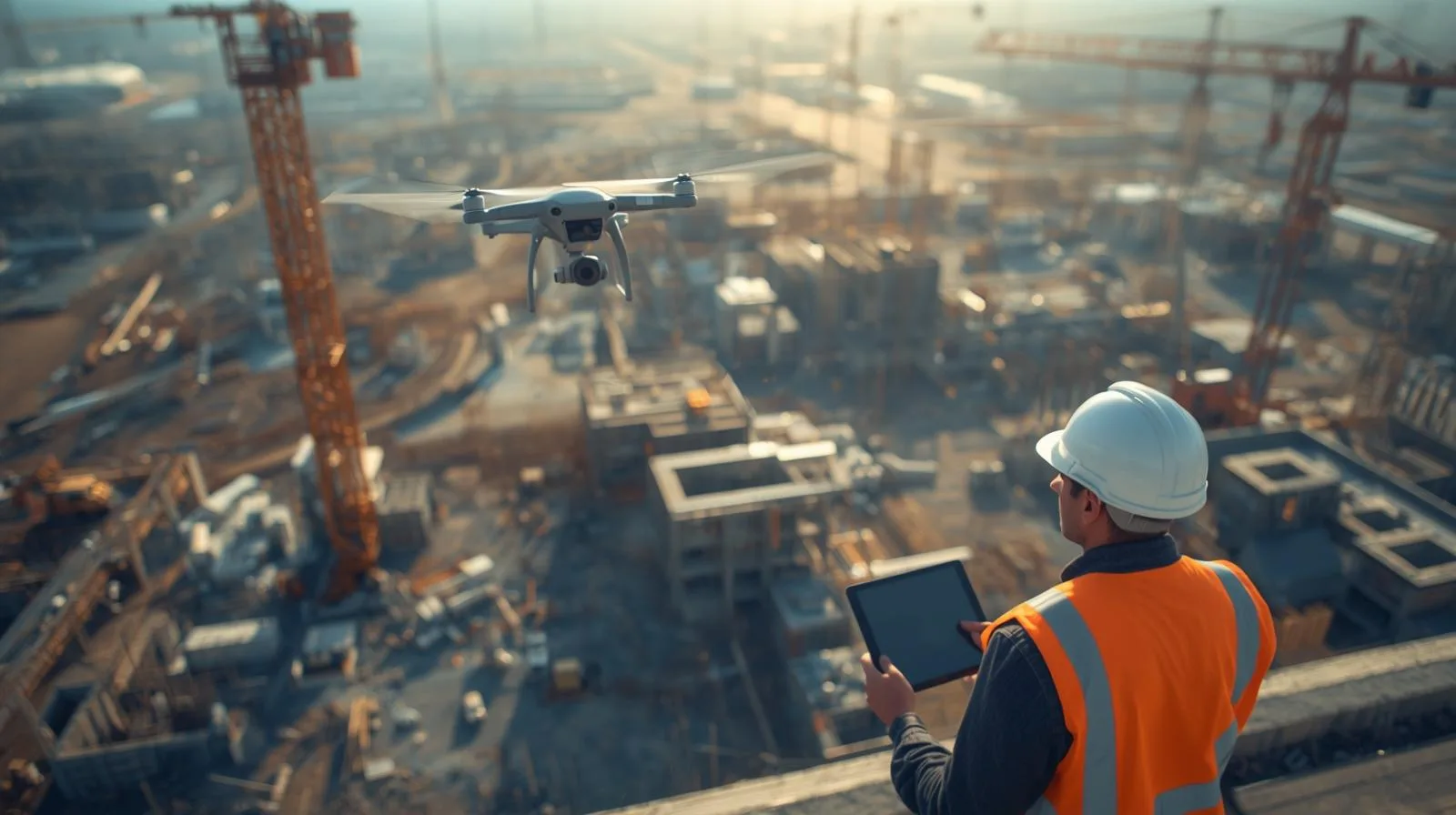drone flyovers construction effective inspection