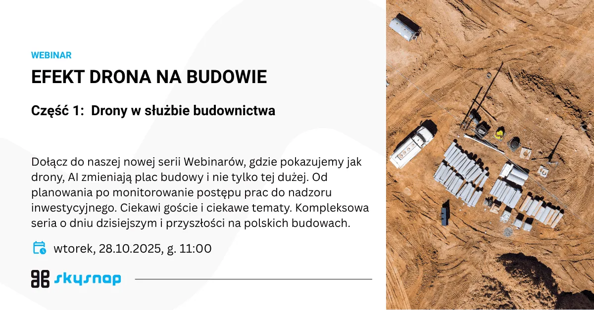 Drones in the service of construction