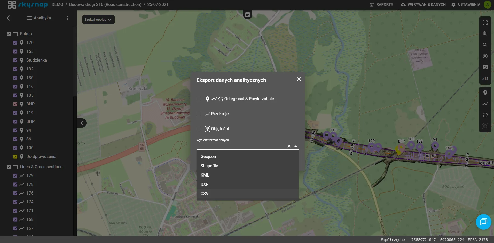 Eksport danych pomiarowych (pl)