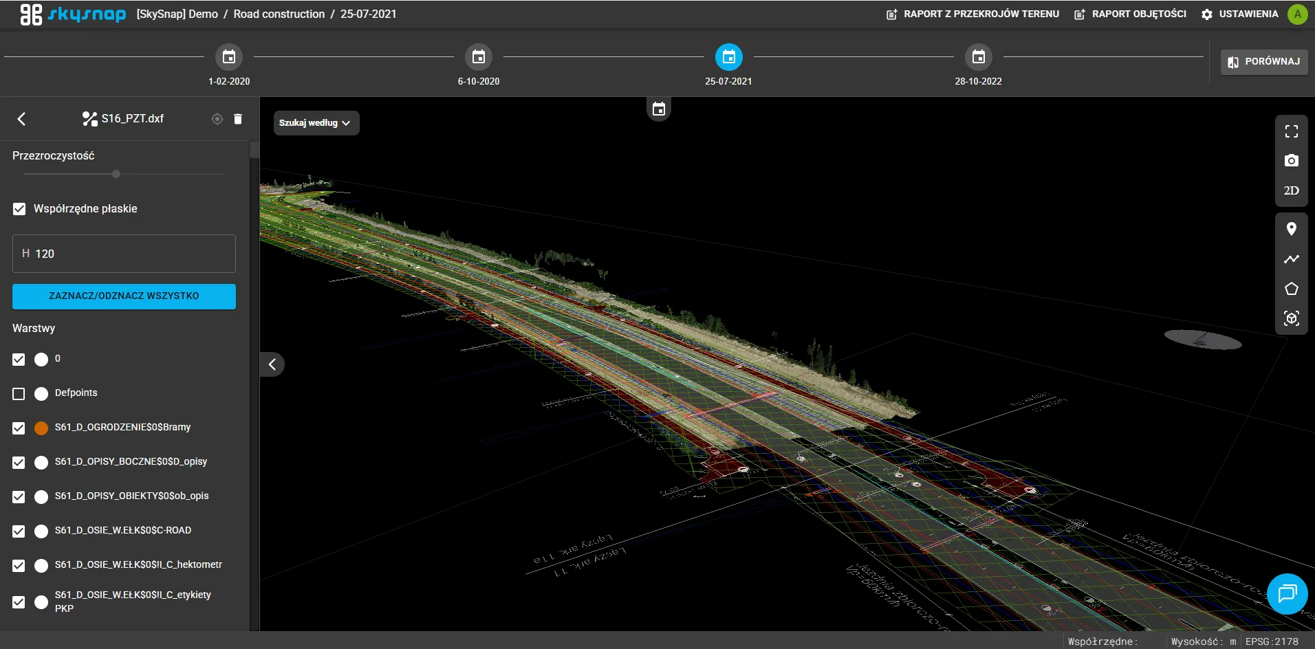 Obsługa plików dxf w 3D (pl)