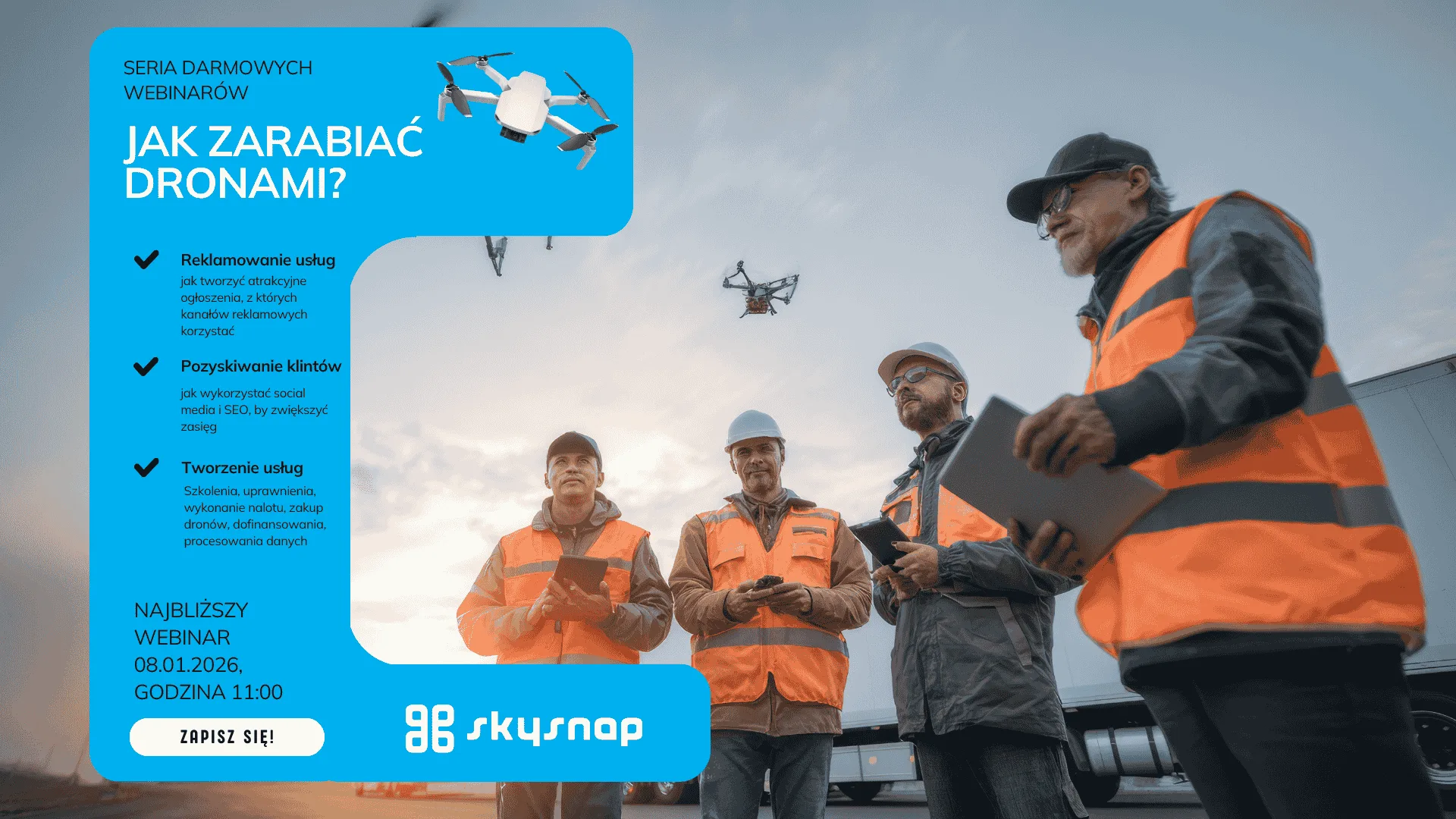 Webinar how to rob with drones?