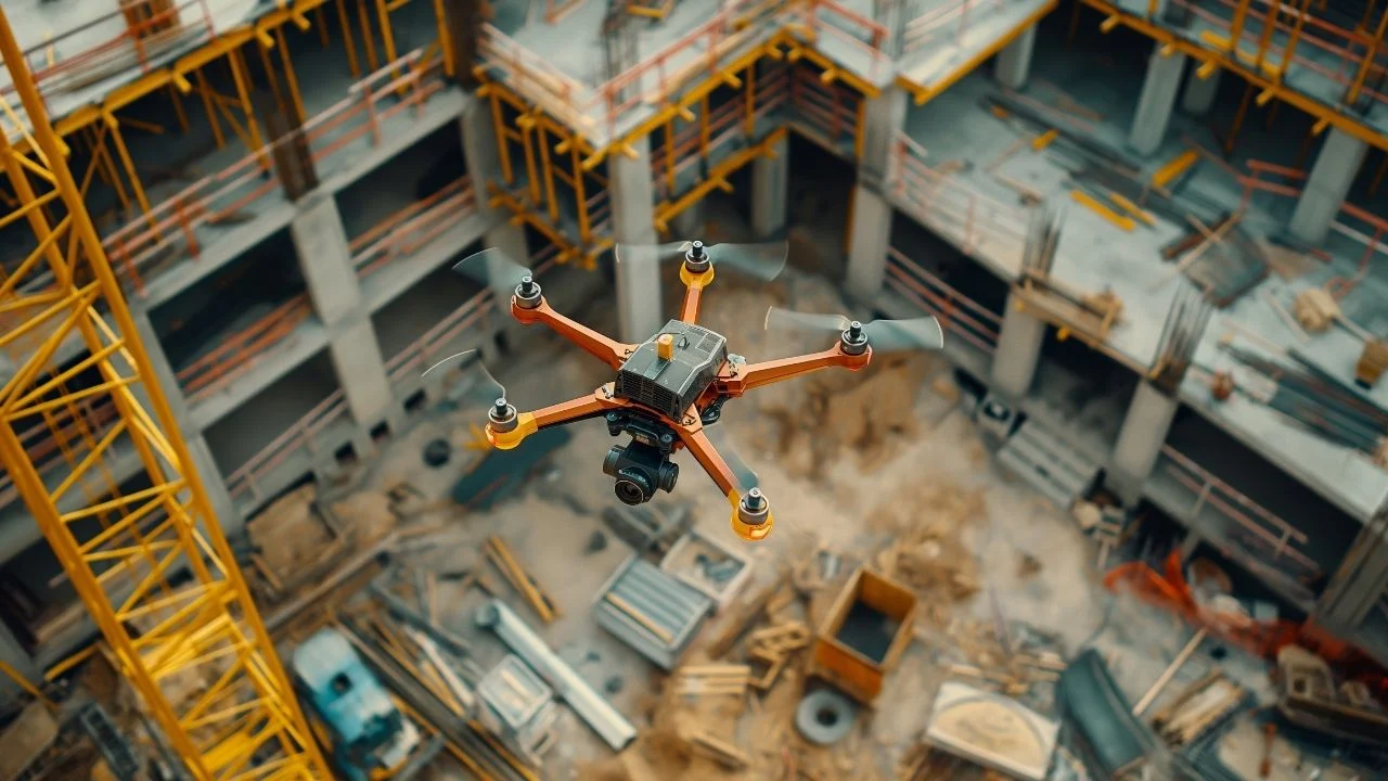 Orthophotomapping from a drone - what is it and how does it help on a construction site?