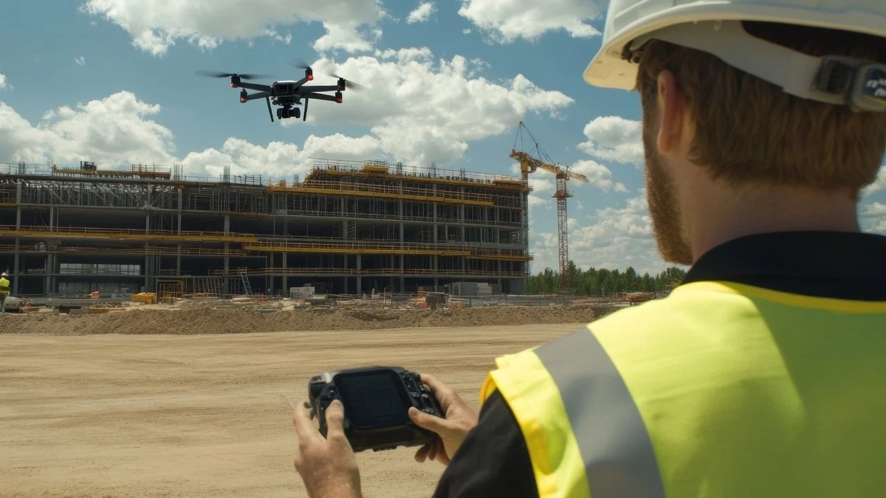 Construction documentation by drone - advantages - SkySnap
