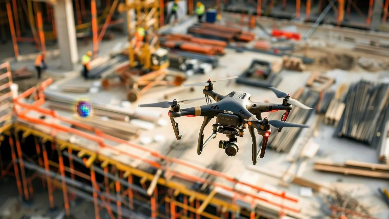 Construction monitoring from a drone - how it works