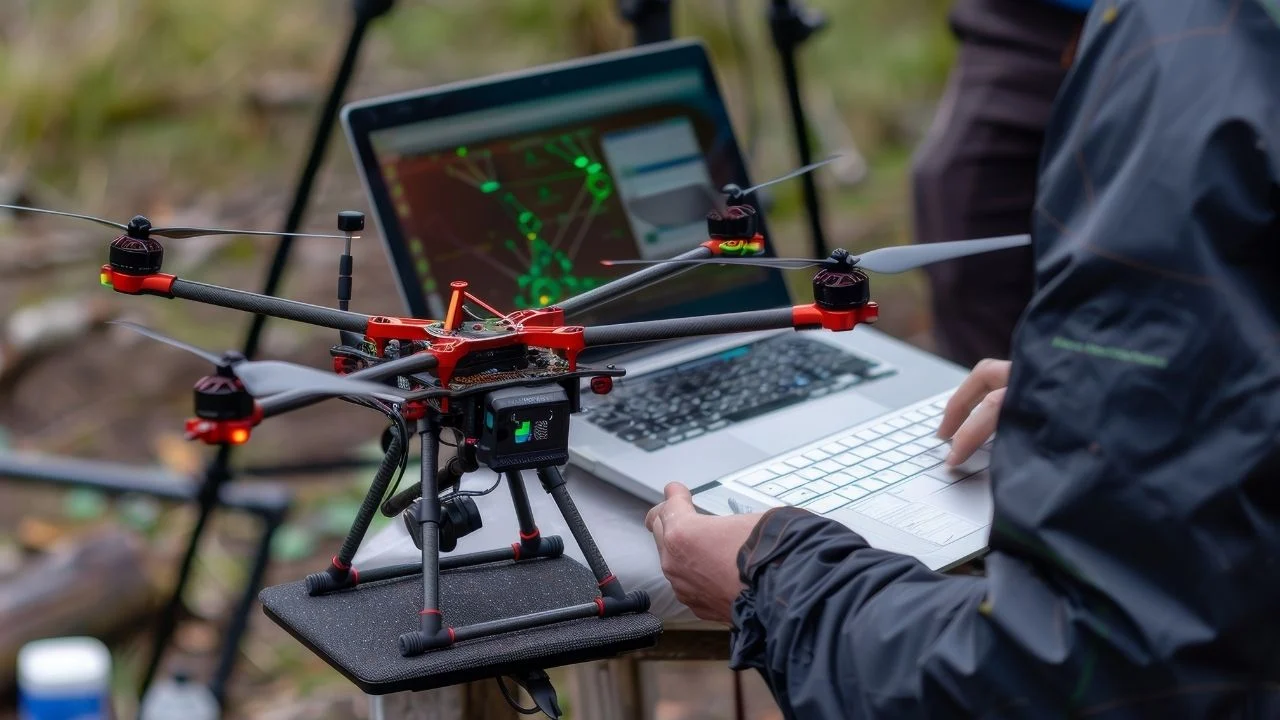 How drone surveys work